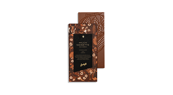 Schokolade Milch Noisette, Cacao 37%