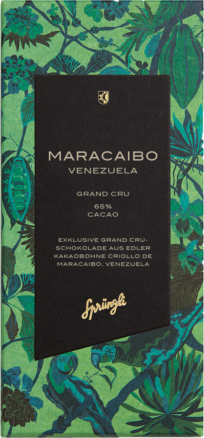 Grand Cru Maracaibo chocolate, 65 % cacao