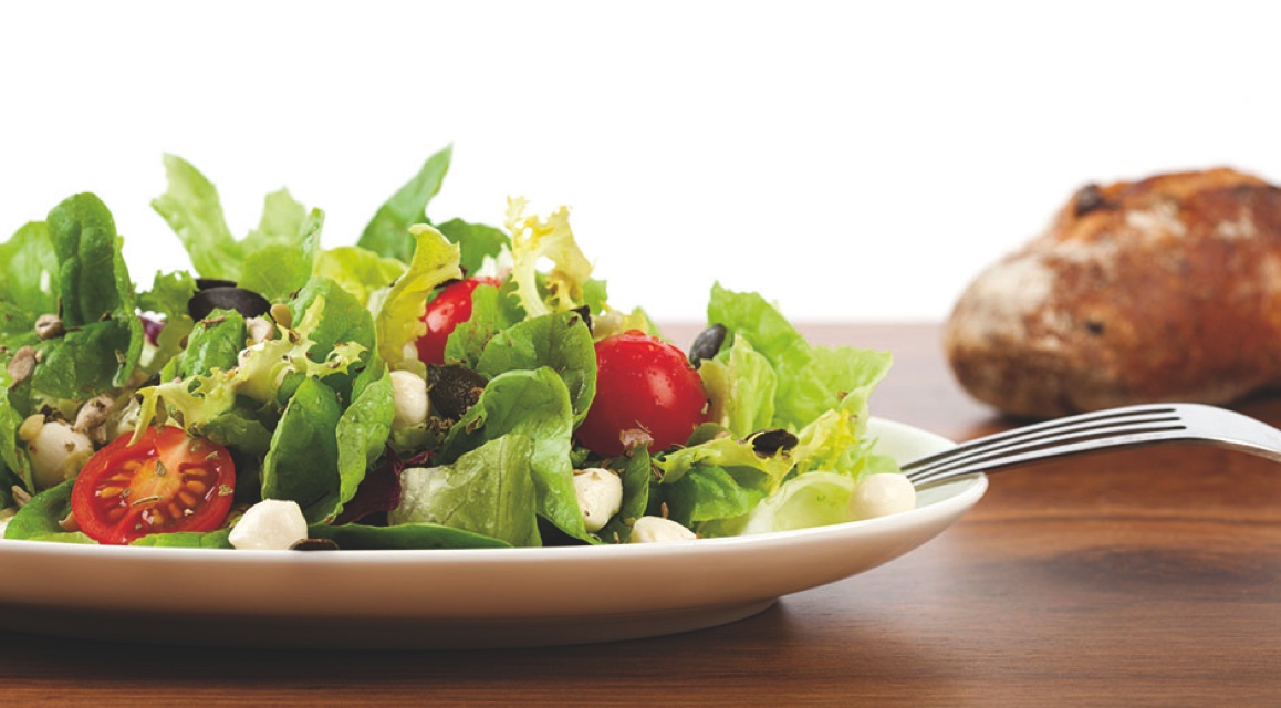 Frische, knackige Salate