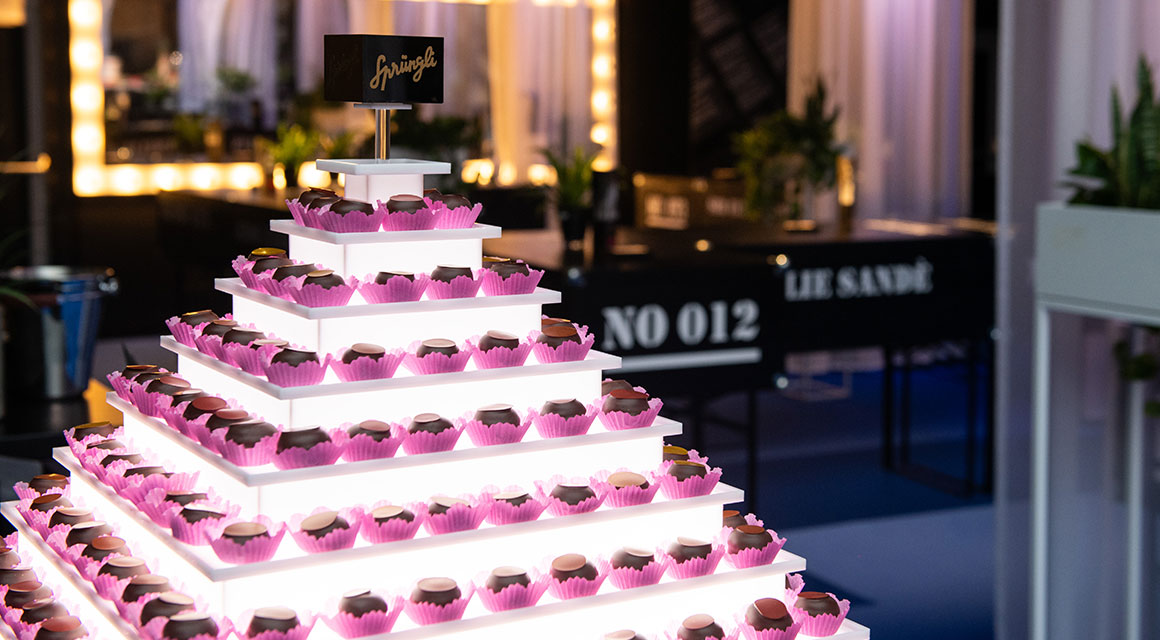 Confiserie Sprüngli presents its delicacies at the Baloise Session 2023
