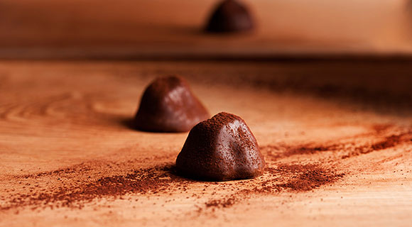 Truffes de cacao sauvage limitées