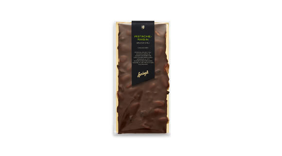 Schokolade Grand Cru Pistache-Raisin Cacao 49 %