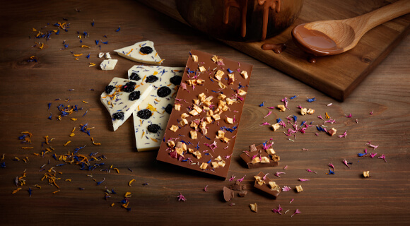 Flavour: this is the taste of our alpine flower chocolates