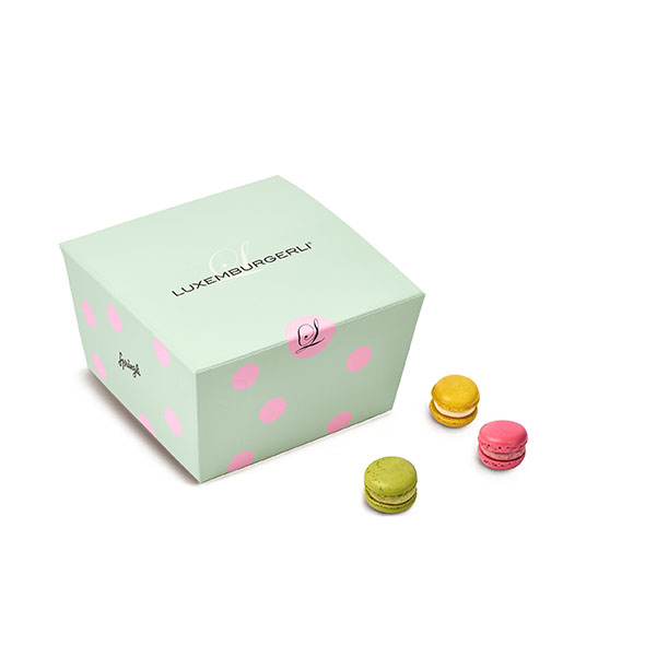 Luxemburgerli with alcohol (box of 56) 