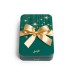 Boîte métallique Étoiles vert biscuits 34 pièces