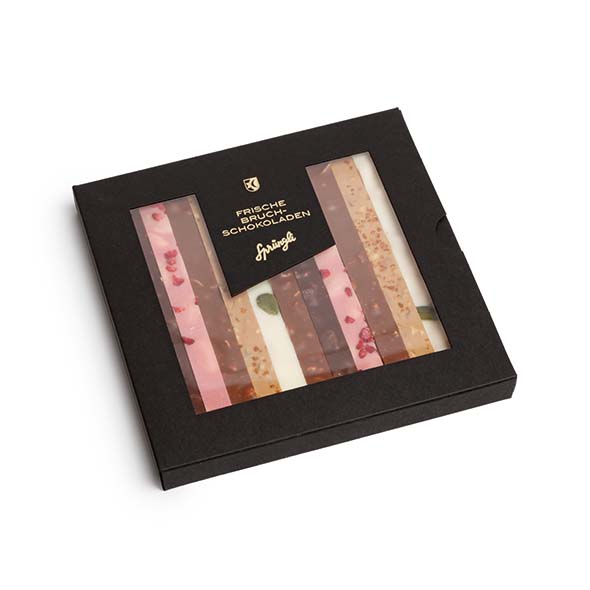 Barres de chocolats frais à la casse 130 g