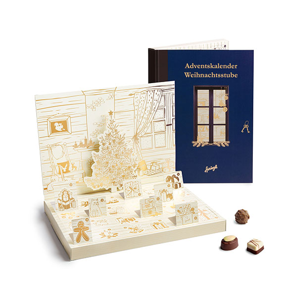 Adventskalender Weihnachtsstube Blau 24 ST.