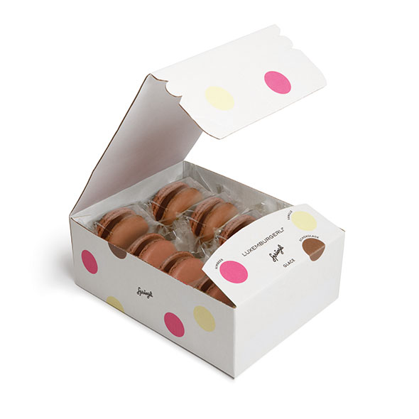 Glace Luxemburgerli au chocolat 10 pièces